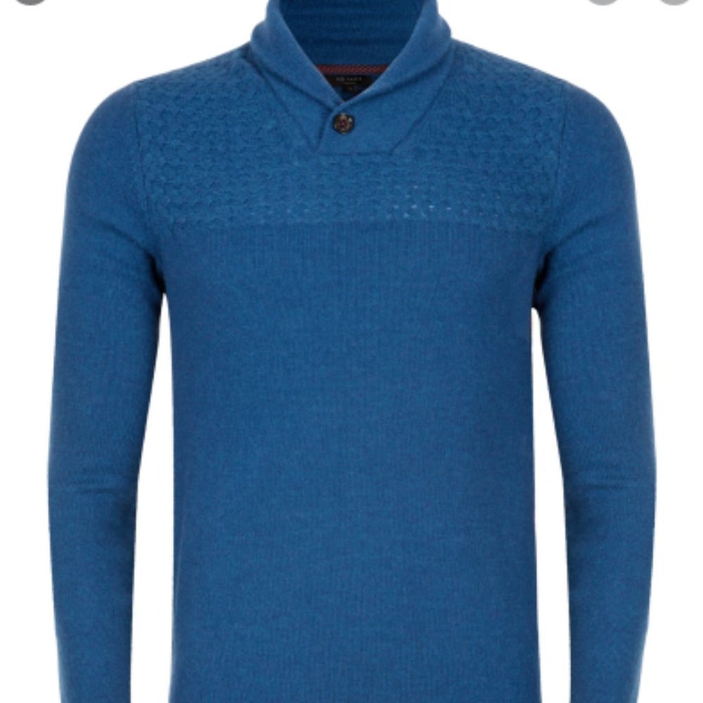Ted Baker London Blue Lodere Sweater - Size Small